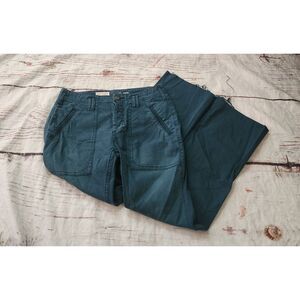 Pilcro Raw Hem Flare Pants Size 25